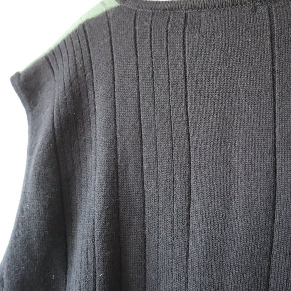 Vintage Exco Crocodile Wool Button Up Vest, Size Large - Picture 7 of 12